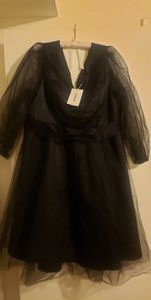 Bloomchic Black Cocktail Dress